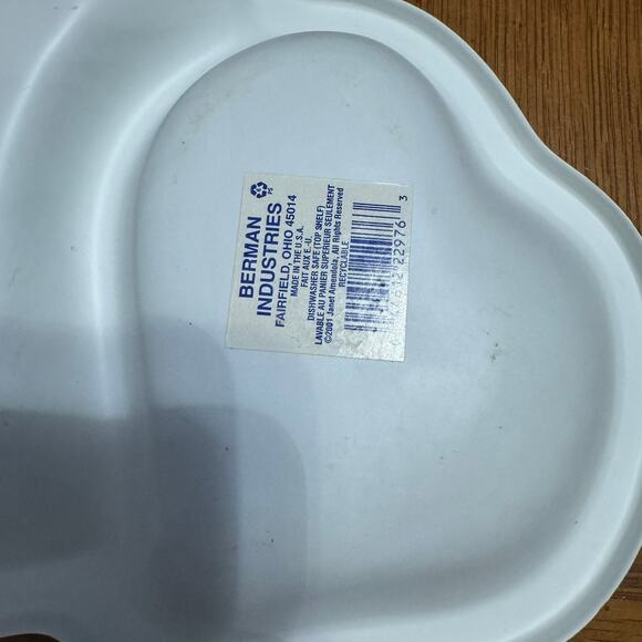 Berman Industries Vintage Halloween Skeleton Plastic Snack Tray Pumpkins Party - Picture 4 of 9